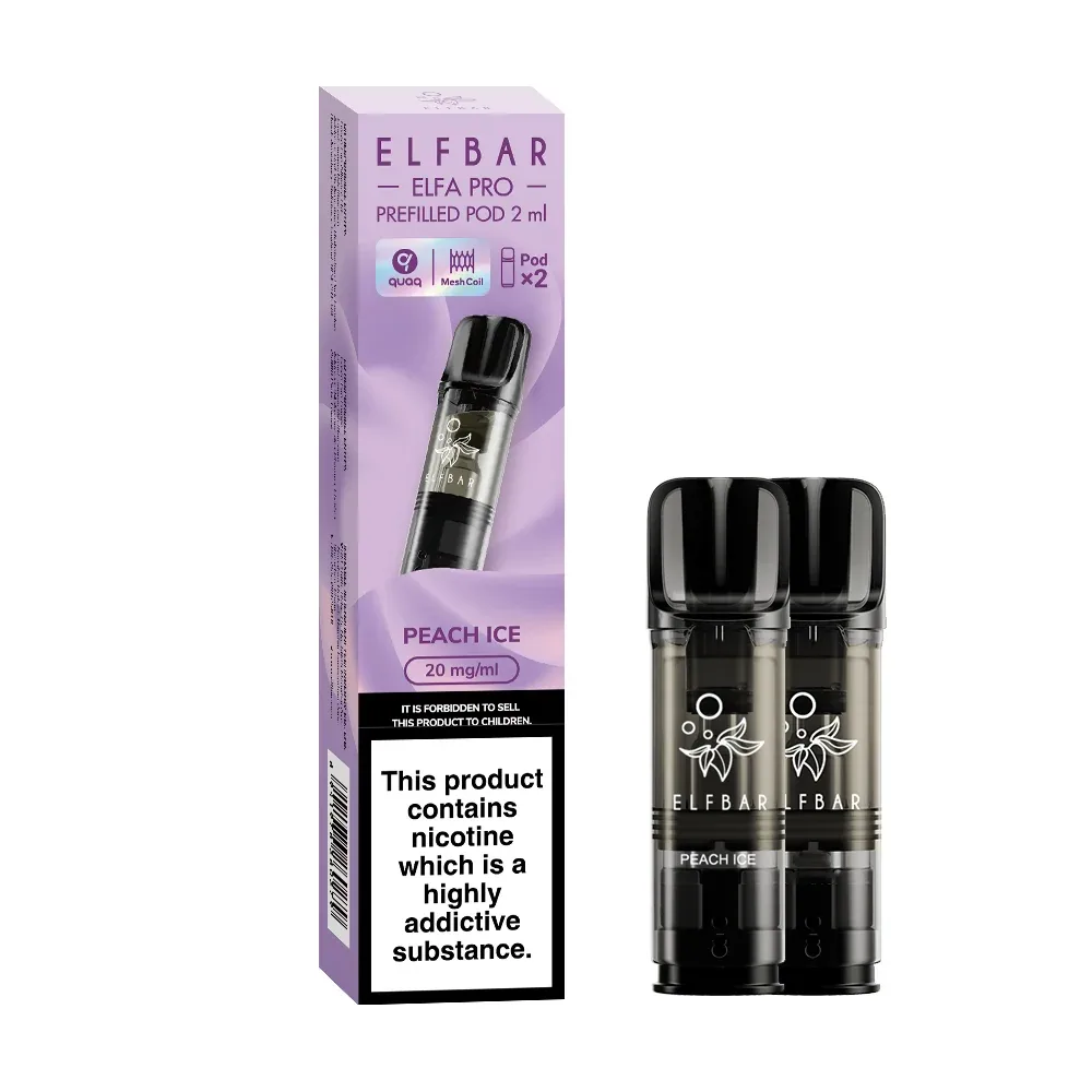 Elfa Pro Pods Twin Pack - Peach Ice(Juicy Peach)
