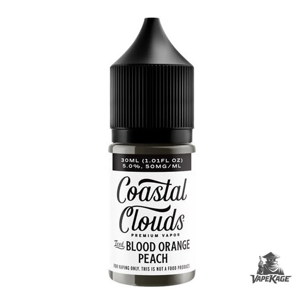Blood Orange Peach Iced — Coastal Clouds 30mL Nic Salt