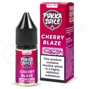 Cherry Blaze Nic Salt E-Liquid by Pukka Juice