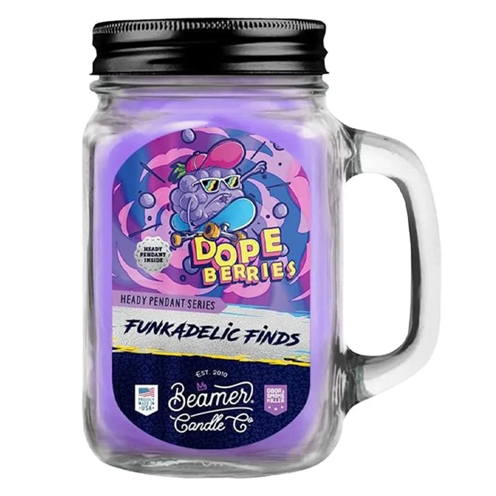 Beamer Candle Co. Funkadelic Finds Collection Hidden Pendant Mason Jar Candle | 12oz - Image 2