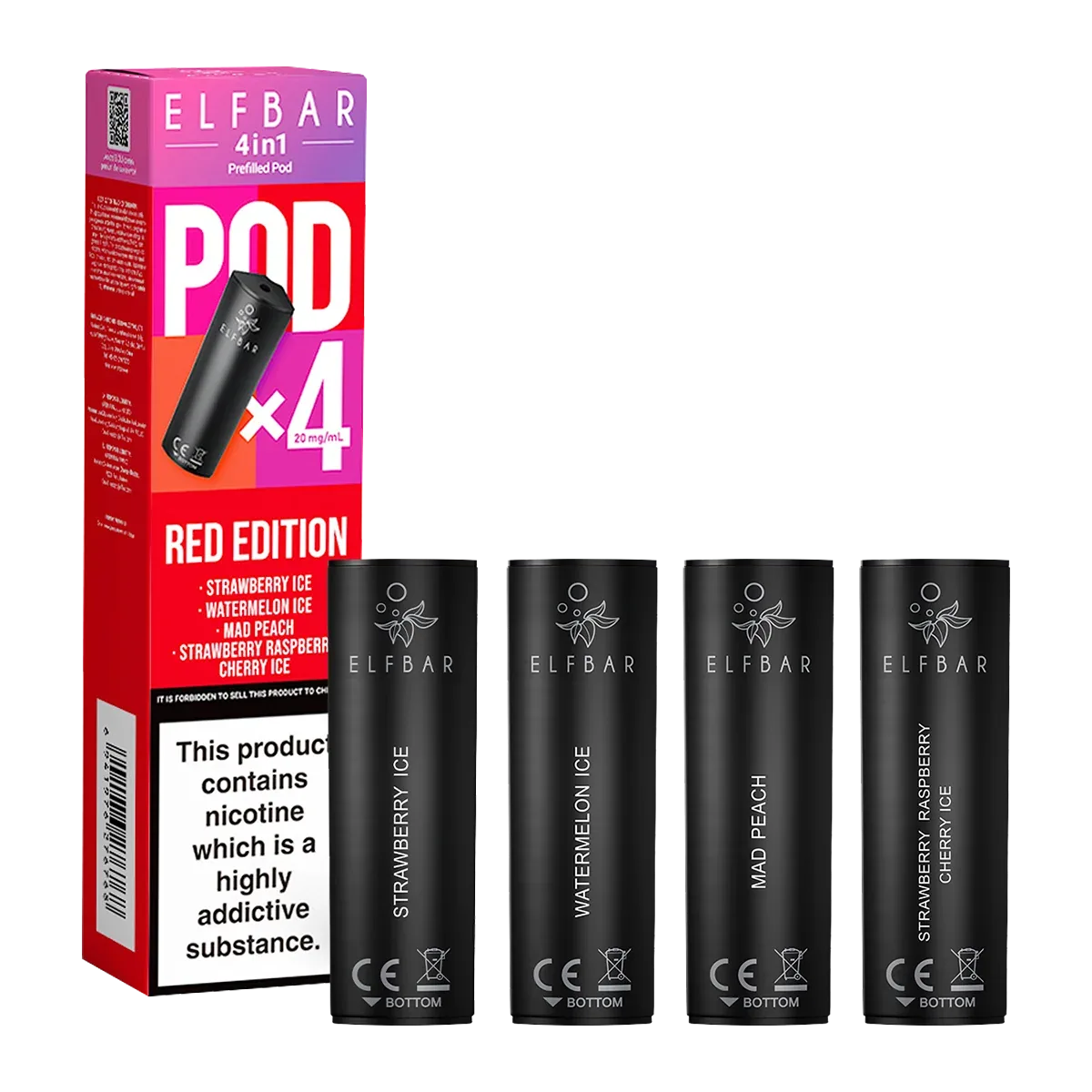 Red Edition Elfbar 4in1 Pods