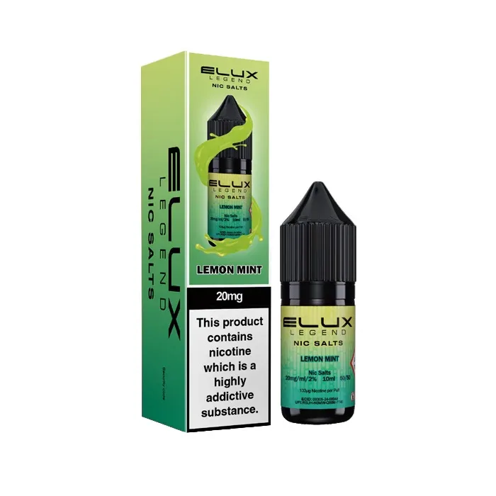 Lemon Mint 10ml Nic Salt by Elux Legend