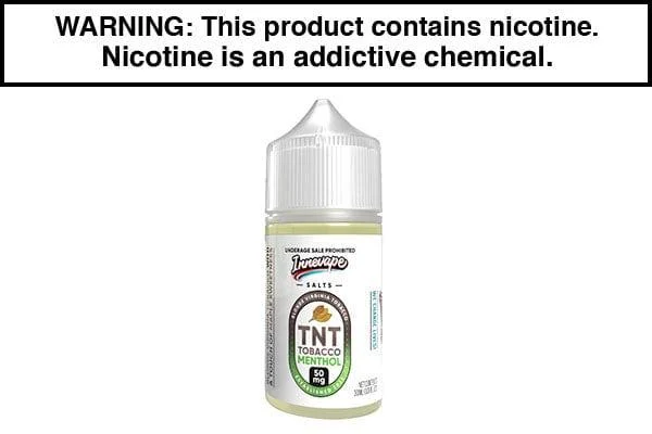 TNT TOBACCO MENTHOL BY INNEVAPE SALTS 30ML