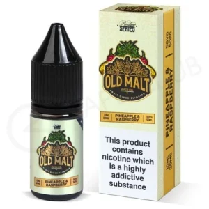 Pineapple Raspberry Nic Salt E-liquid by Old Malt