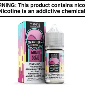 PINK PUNCH ICE BY AIR FACTORY SYNTHETIC SALT 30ML