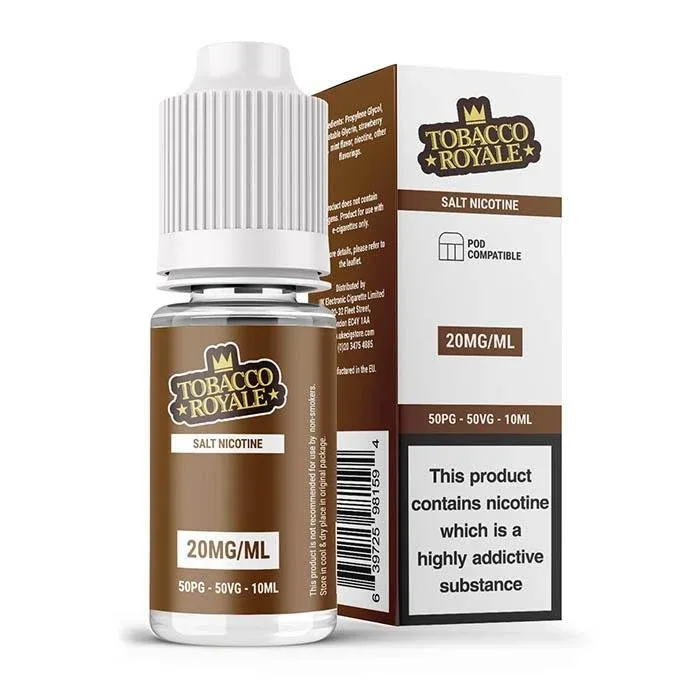 UK ECIG STORE - Salt Nicotine Tobacco Royale 10ml E-Liquid - Image 2