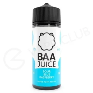Sour Blue Raspberry Shortfill E-Liquid by Baa Juice 100ml