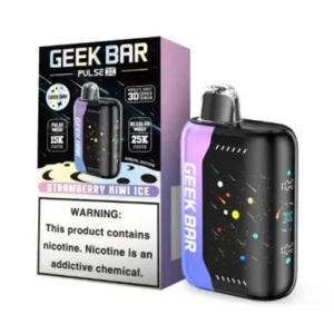 GEEK BAR PULSE X 5% NIC 25,000 PUFFS VAPE (STRAWBERRY KIWI ICE)
