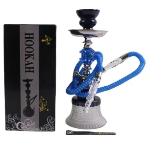 Midnight Sapphire 11" Single Hose Hookah