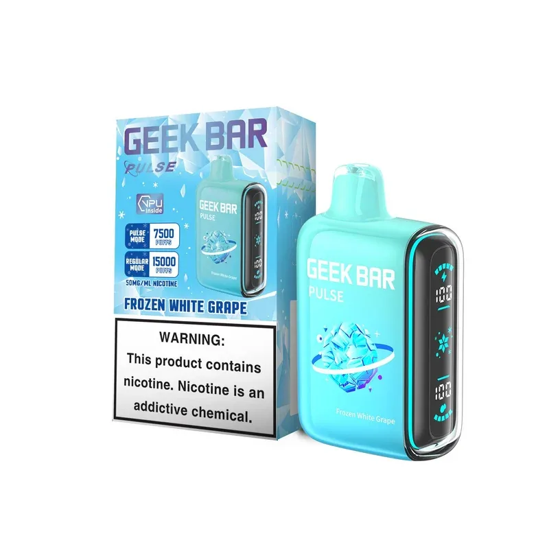 Geek Bar Pulse Frozen White Grape - Geek Bar Pulse Frozen White Grape