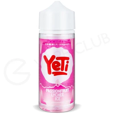 Passionfruit Lychee Ice Shortfill E-Liquid by Yeti Summit Series 100ml
