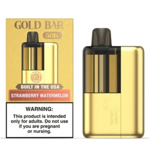 Gold Bar Max Strawberry Watermelon 50K Nixodine Disposable