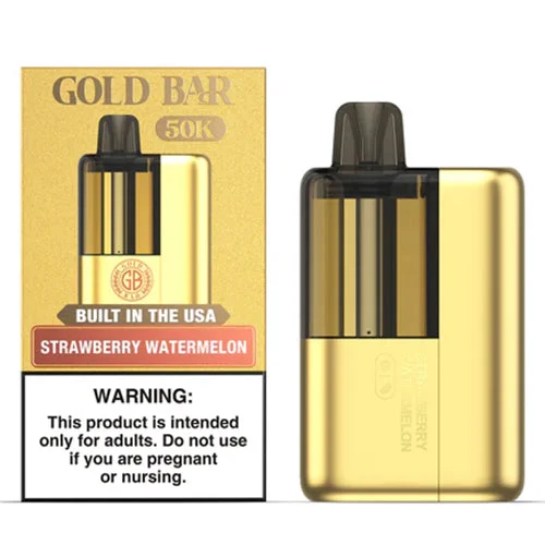 Gold Bar Max Strawberry Watermelon 50K Nixodine Disposable