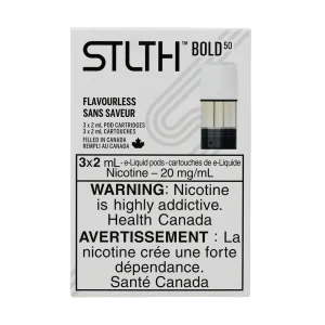 STLTH Pod Flavourless BOLD 20mg 3/Pk