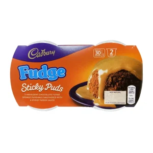 Cadbury Fudge Sticky puds 2*95g