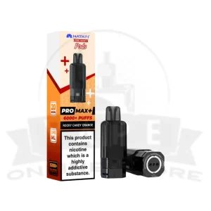 Rocky Candy Orange Hayati Pro Max Plus 6000 Refill Pods
