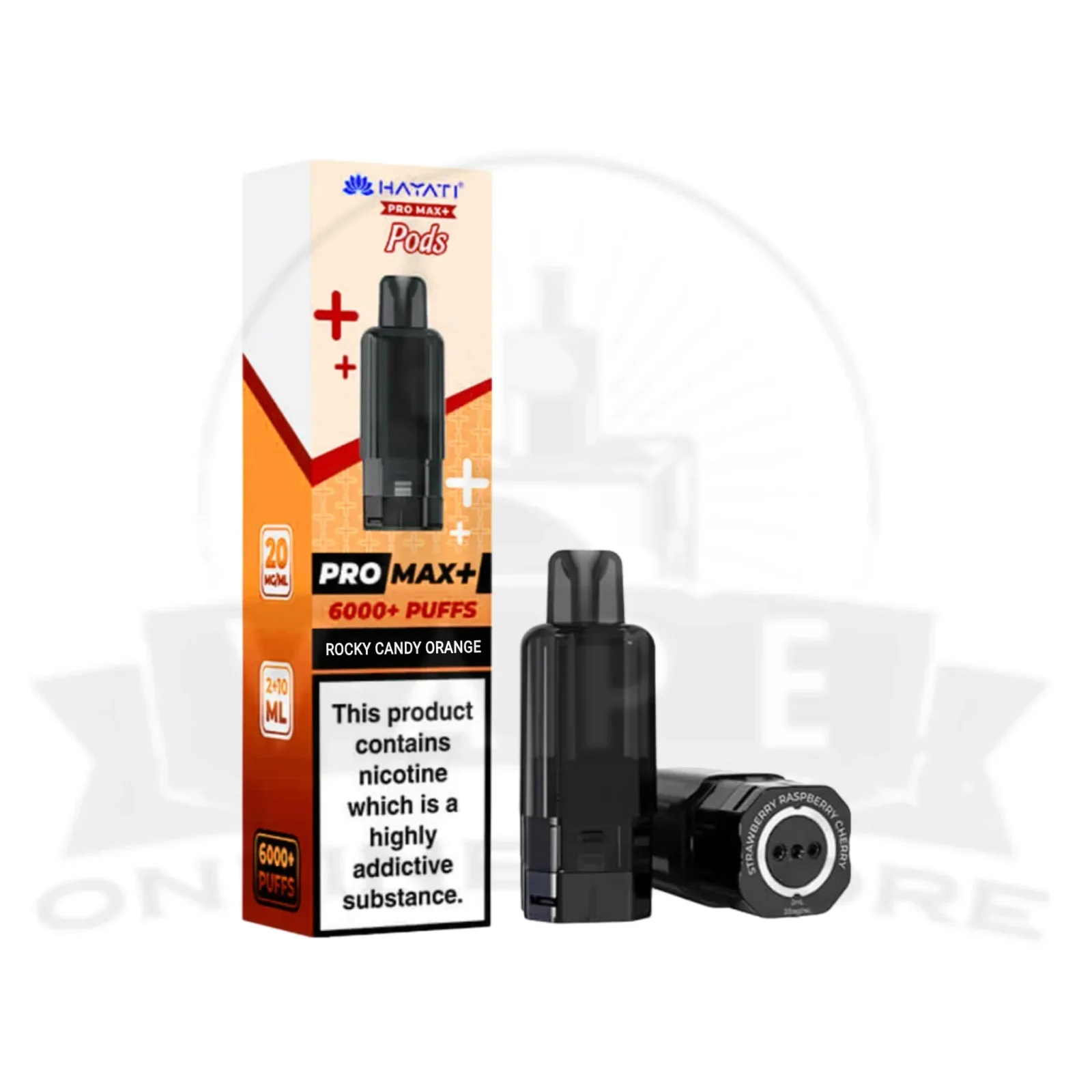 Rocky Candy Orange Hayati Pro Max Plus 6000 Refill Pods