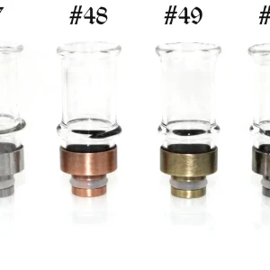 Wide Bore Glass Drip Tip