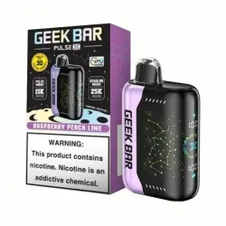 GEEK BAR PULSE X 5% NIC 25,000 PUFFS VAPE (WHITE PEACH RASPBERRY) - Image 2