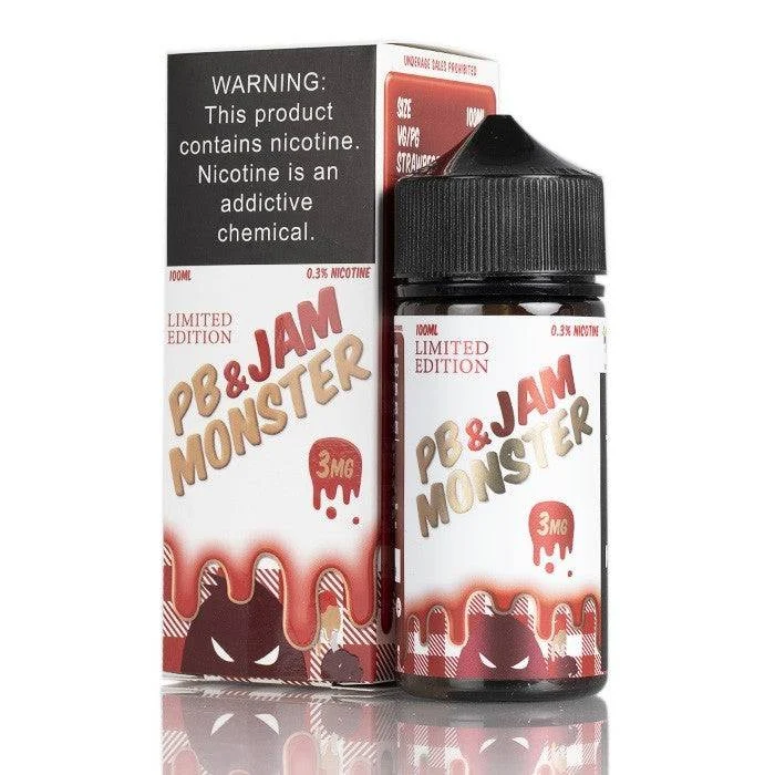 Jam Monster PB & Jam Strawberry 100mL