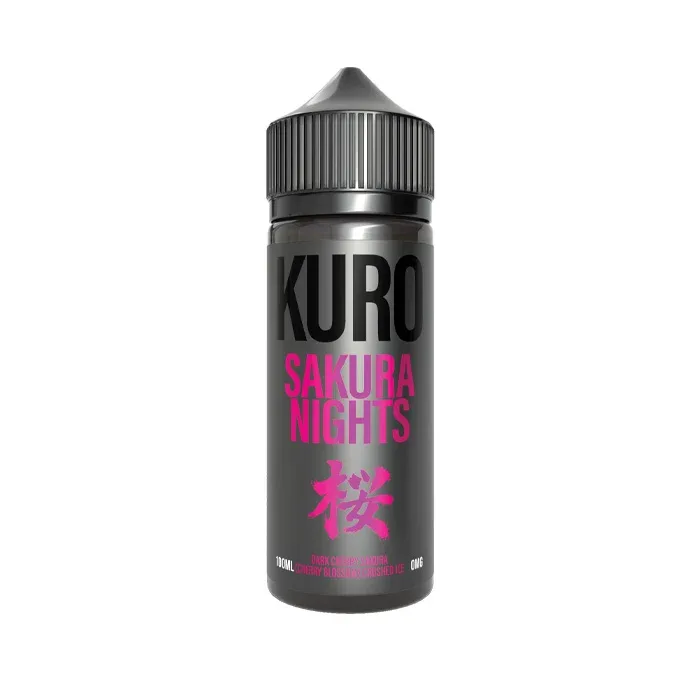 Sakura Nights 100ml Shortfill E-Liquid by Kuro