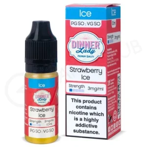 Strawberry Ice E-Liquid by Dinner Lady Ice