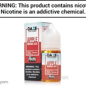 REDS APPLE ICED BY 7 DAZE SYNTHETIC SALT 30ML