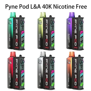 Clear Pyne Pod L&A 40K 40000 Puffs Nicotine Free Disposable Vape 0%