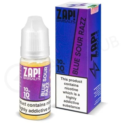 Blue Sour Razz Nic Salt E-Liquid by Zap Bar Salts