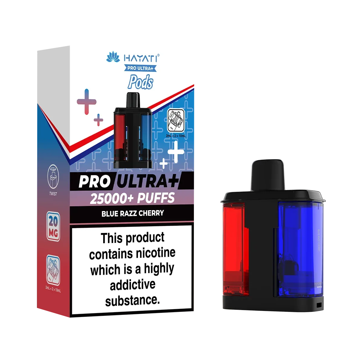 Blue Razz Cherry Hayati Pro Ultra Plus Refill Pack