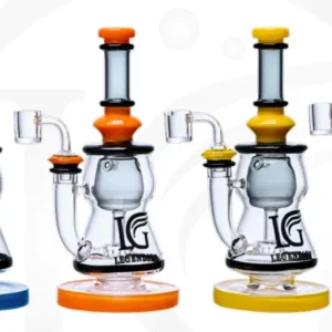 Legendary 9” Inner Recycler Dab Rig with Banger