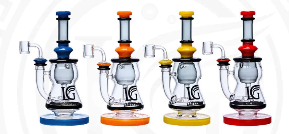 Legendary 9” Inner Recycler Dab Rig with Banger