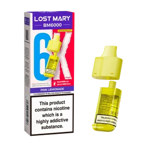 Pink Lemonade Lost Mary BM6000 Refill Pack