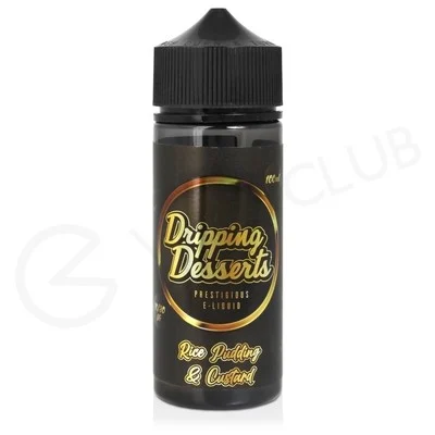 Rice Pudding & Custard Shortfill E-Liquid by Dripping Desserts 100ml
