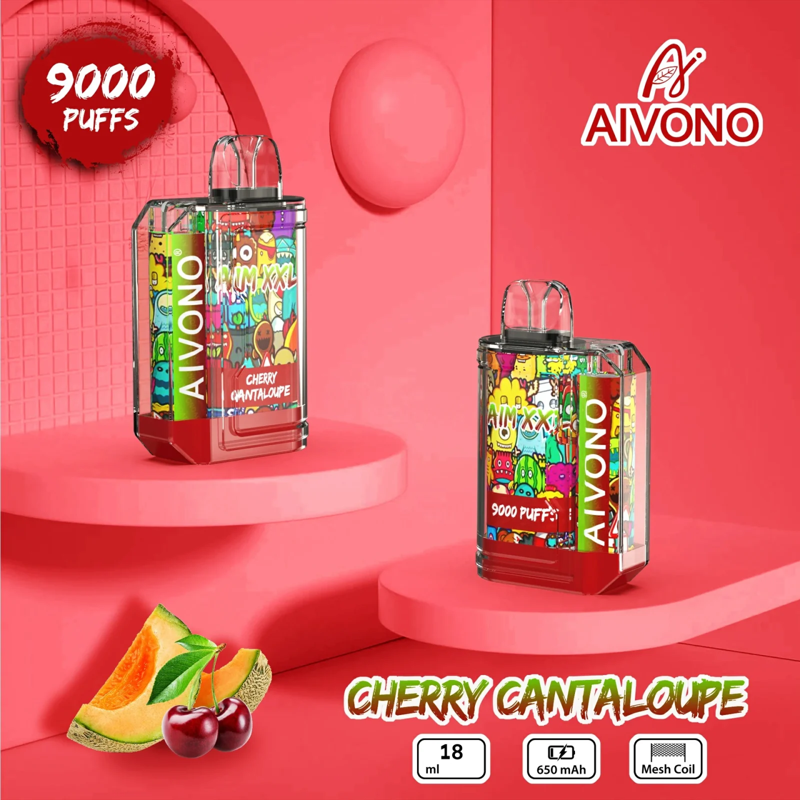 AIVONO AIM XXL 9000 Puffs Bulk Buy Rechargeable Disposable Vapes Wholesale - Image 2