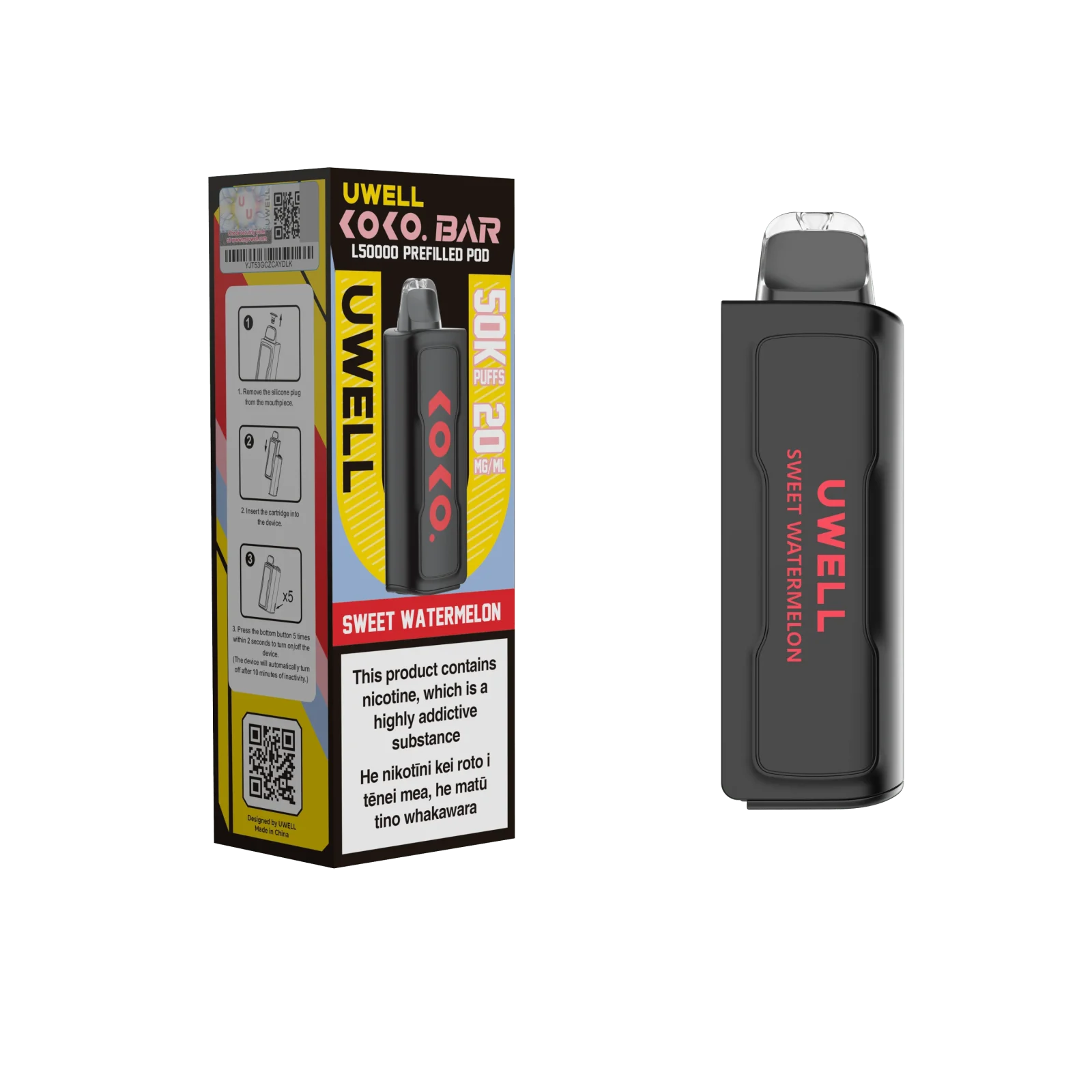 UWELL - KOKO Bar L50000 Pod - Sweet Watermelon