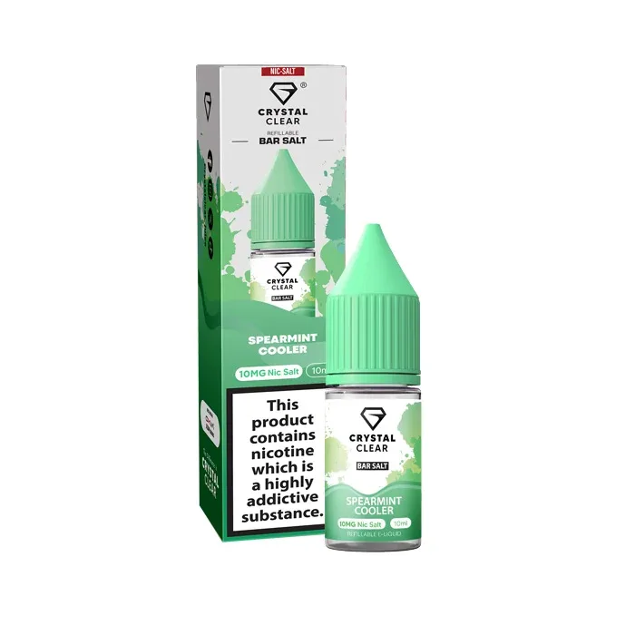 Spearmint Cooler Nicotine Salt by Crystal Clear