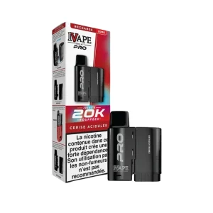 IVG PRO Sour Cherry Refill Pod 20mg 2+10ml 20,000 puffs