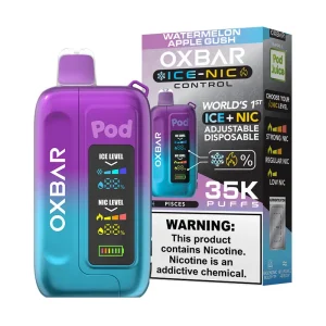 OXBAR Ice-Nic Control 35K Disposable Vape By Pod Juice 5%