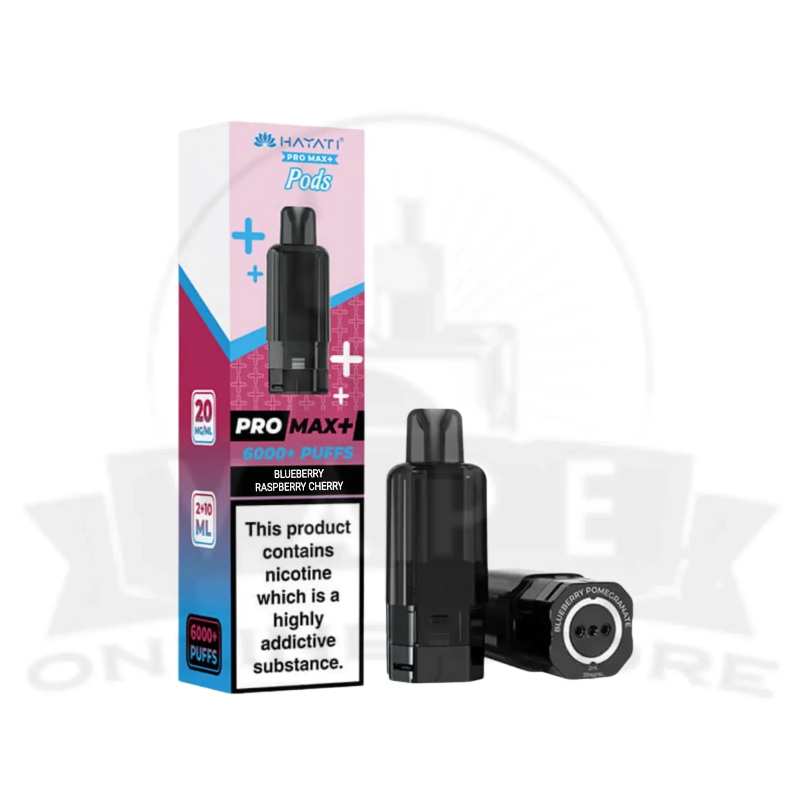 Blueberry Raspberry Cherry Hayati Pro Max Plus 6000 Refill Pods
