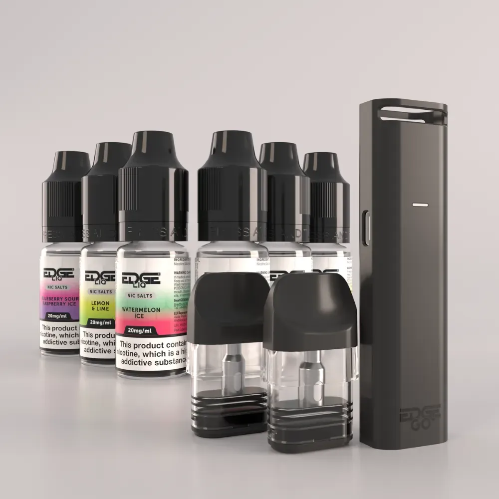 EDGE GO+ Vape Kit Nic Salts Bundle (Kit + 6 x E-Liquids)