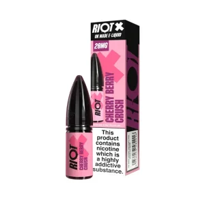 Cherry Berry Crush Nic Salt E-Liquid by Riot X