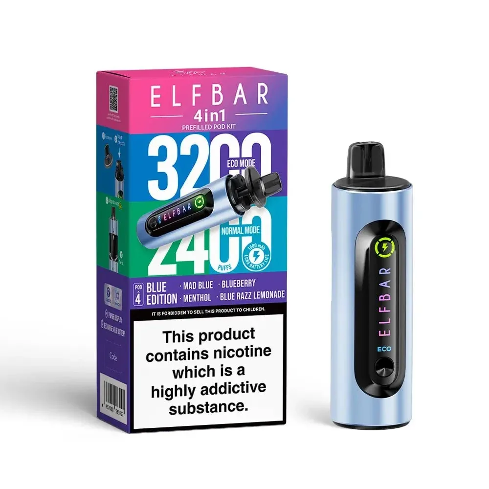 ElfBar 4in1 Pre Filled Pod Vape Kit - Image 2