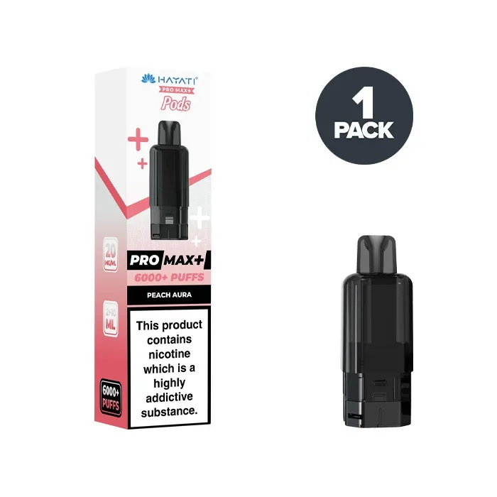 Peach Aura Hayati Pro Max Plus Prefilled Pods