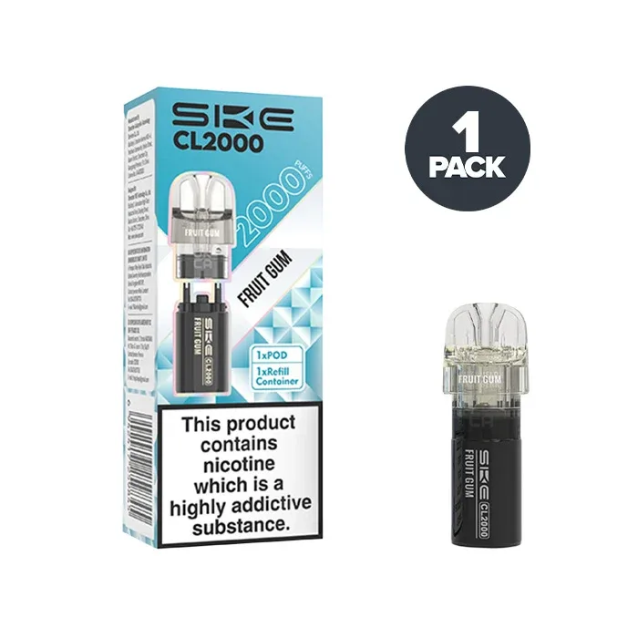 Fruit Gum SKE CL2000 Prefilled Pods