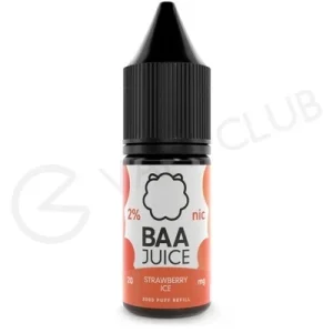 Strawberry Ice Nic Salt E-Liquid by Baa Juice