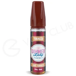 Cafe Tobacco Shortfill E-liquid by Dinner Lady 50ml