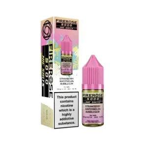 Firerose 5000 Strawberry Watermelon Bubblegum Nic Salt 10ml