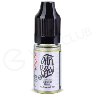 Blueberry Bubble E-liquid by Ohm Brew 50/50 Nic Salts
