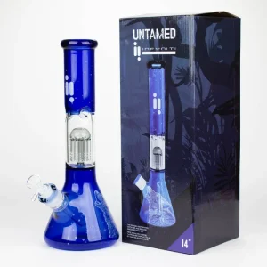 Infyniti Untamed 14" 7mm Classic Beaker Water Bong - Wolf